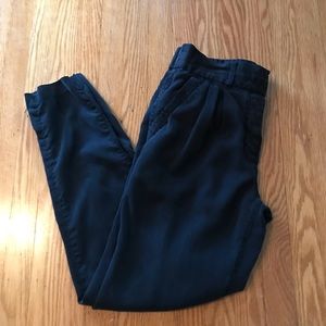 Wilfred 100% lyocell black pleated pants skinny 2